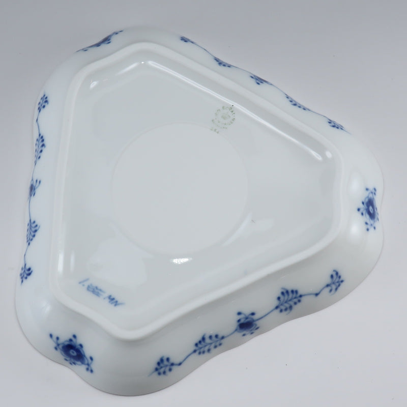皇家哥伦·哈根·蓝色凹槽半赛三角形/三角形23×21（CM）餐具[61090301-09]