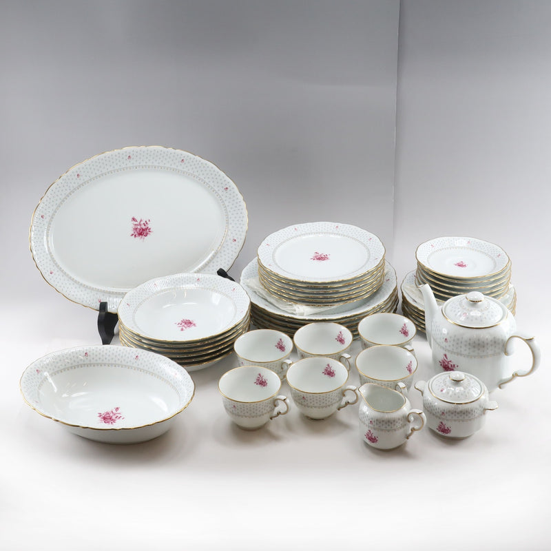 [NORITAKE] Noritake 6 -person dishes set 41 points 1406 Pot & Sugar & Creamer/Cup & Saucer/Large, China and small plate porcelain_ tableware A rank