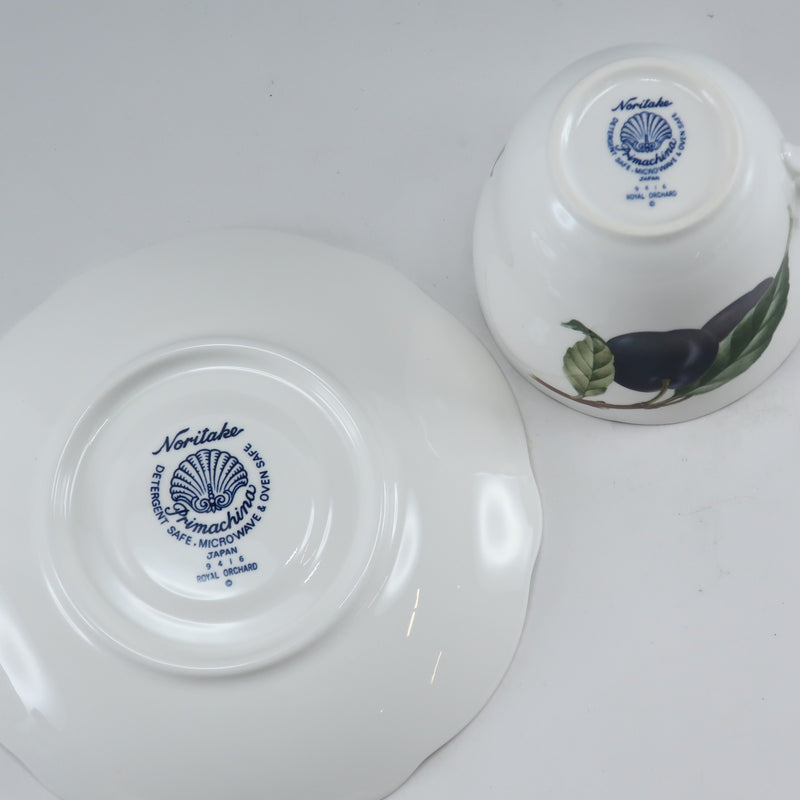 [Noritake] Noritake Royal Orchard 5 People Dishes Set Cup & Saucer/Medium Plate/Barge Plate/Bowl 9416 식탁기 도자기 테이블웨어 순위