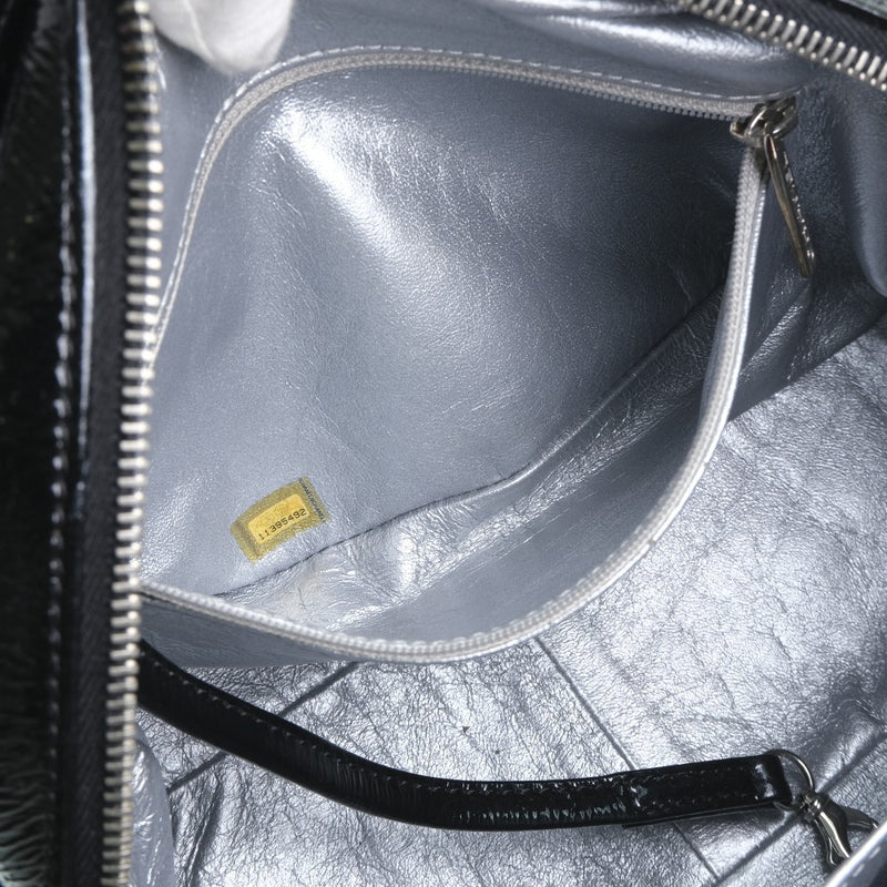 [Chanel] Chanel Chain Shoulder A35042Y04339 Handbag Enamelo Black Ladies Bag A-Rank