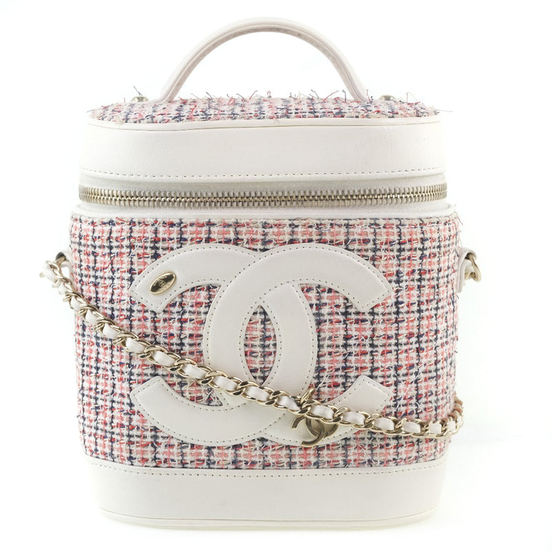 Chanel matelasse mini chain shoulder bag pouch white caviar skin ladie –  Brandera Luxury Vintage
