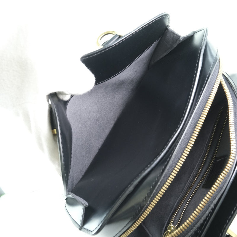 [LOUIS VUITTON] Louis Vuitton Ponnu M52052 Handbag Epireather Noir Black Black MI0061 Engraved Ladies Handbag A-Rank