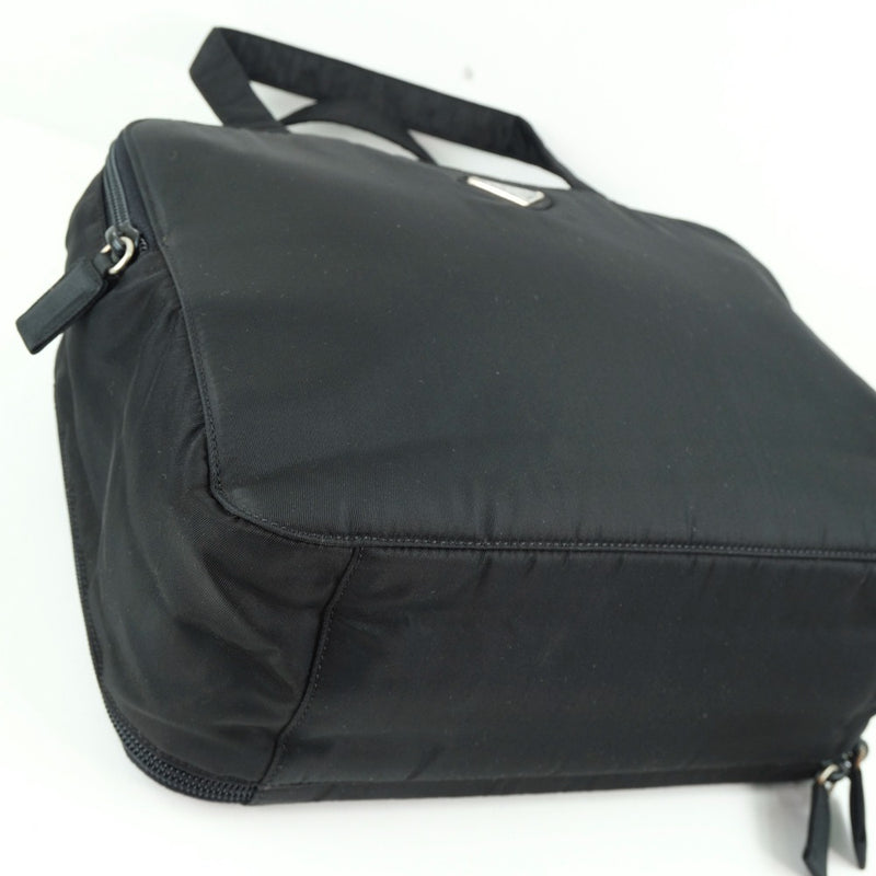 Prada, Bags, Prada Extra Large Boston Travel Bag Nylon Leather