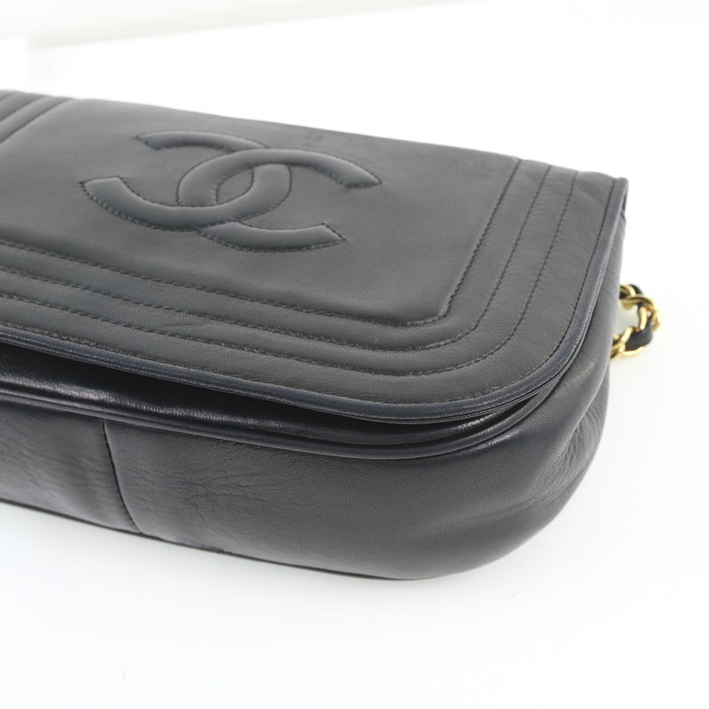 CHANEL] Chanel Chain shoulder Coco Mark shoulder bag Calf Black Ladies  Shoulder Bag A-rank – KYOTO NISHIKINO