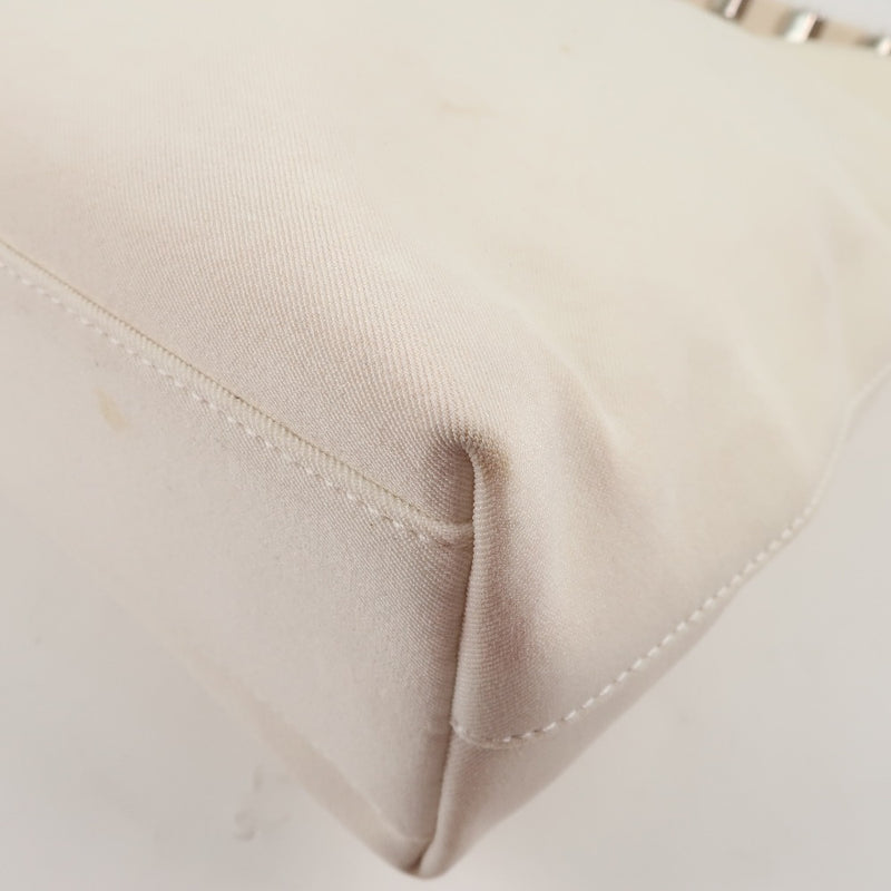 [Salvatore Ferragamo] Salvatore Ferragamo Chain Shoulder Bag Canvas White Ladies Shoulder Bag