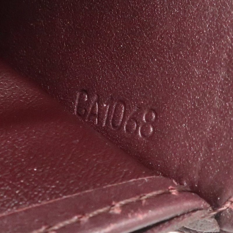 [Louis Vuitton] Louis Vuitton Zippy Willet Red Round Zipper M93522 Monograma de billetera larga Verni Alamand Red Ca1068 Alentó Damas Damas Billetera Long A-Rank