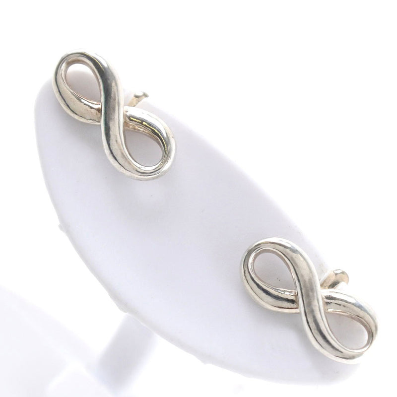 [TIFFANY & CO.] Tiffany Infinity Silver 925 Ladies Earrings A-Rank