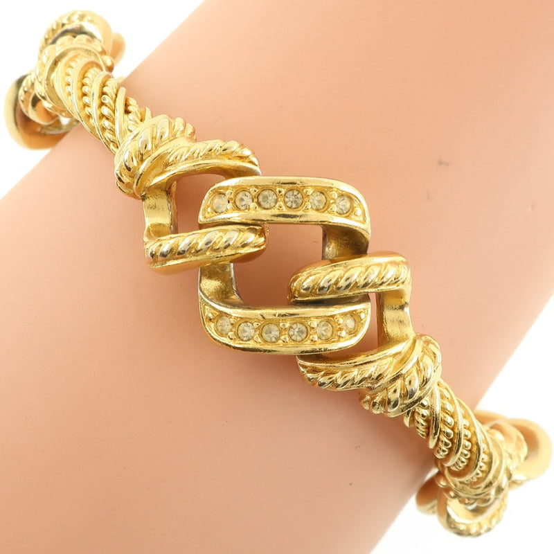 [DIOR] Christian Dior Bracelet x Gold Plated Ladies Bracelet A-Rank