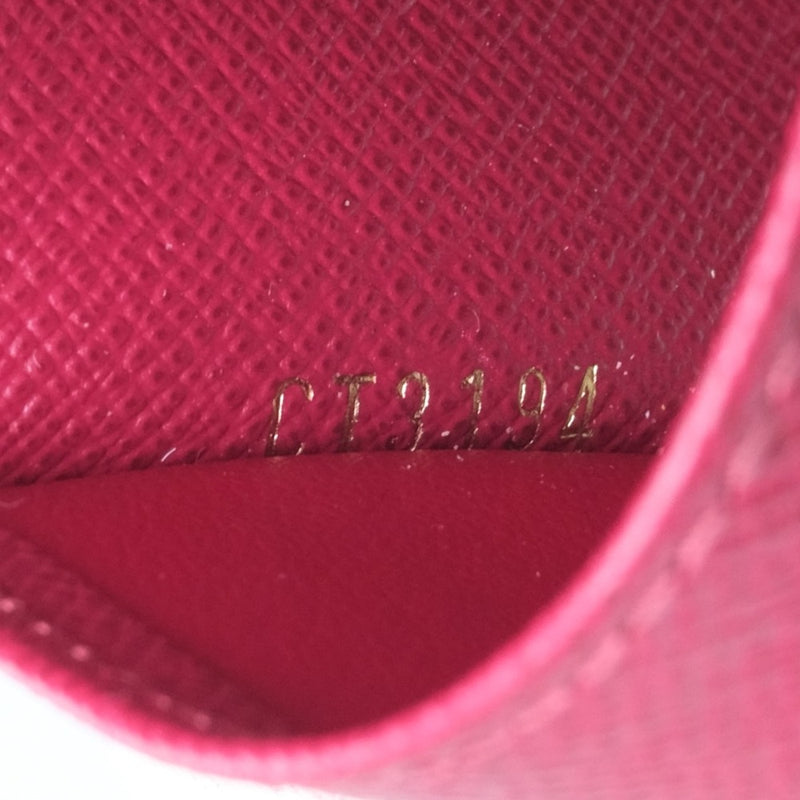 [Louis Vuitton] Louis Vuitton 6 Consecutivo M60701 Caso clave Monogram CONVASTO TEA/RED CT3194 ENCENDIDO CLAVE UNISEX ENGRAVADO