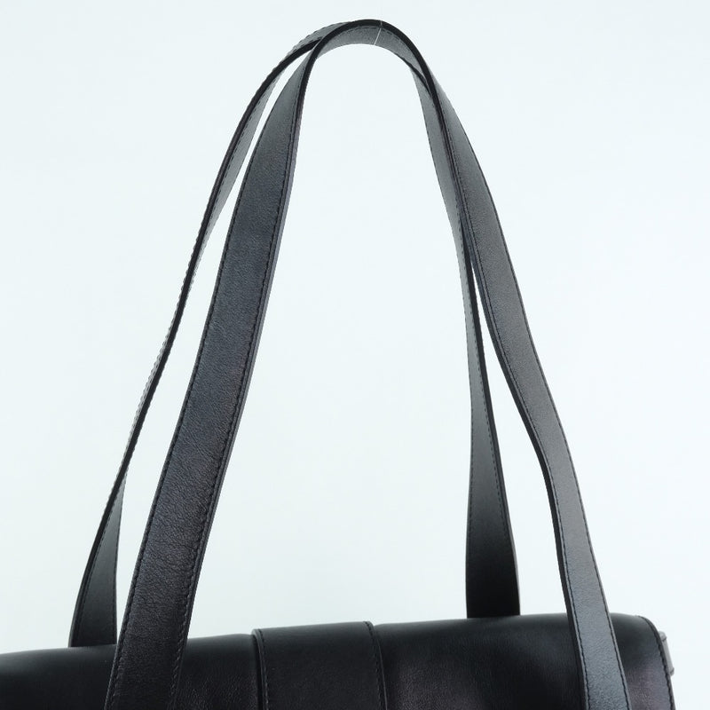 [Celine] Celine shoulder bag Calf Black Ladies shoulder bag A-Rank