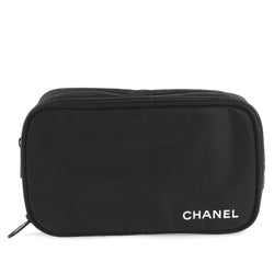 [Chanel] Chanel Brush Pouch Set Pouch Nylon Black Ladies Pouch s Rank