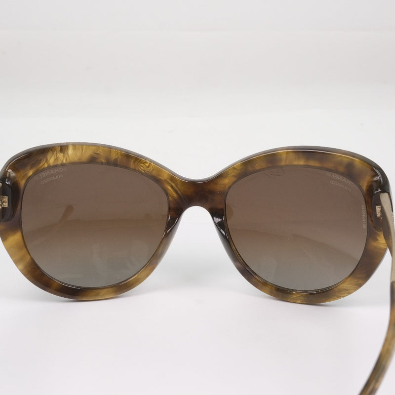 [CHANEL] Chanel 5346-A C.1525/S9 Sunglasses Plastic Brown 55 □ 20 140 engraved Ladies Sunglasses A Rank