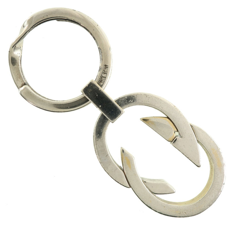 [GUCCI] Gucci 
 Interlocking G key chain 
 Keyling Silver Interlocking G Unisex B-Rank