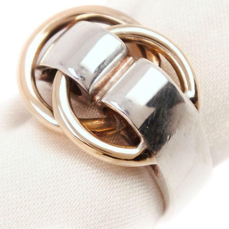 [Hermes] Hermes Dozano Ring / Ring Silver 925 9.5 Gold Ladies Ring / Anillo