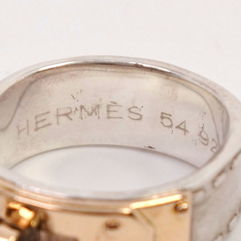 【HERMES】エルメス
 ケリー リング・指輪
 シルバー925×YG 13号 レディース リング・指輪