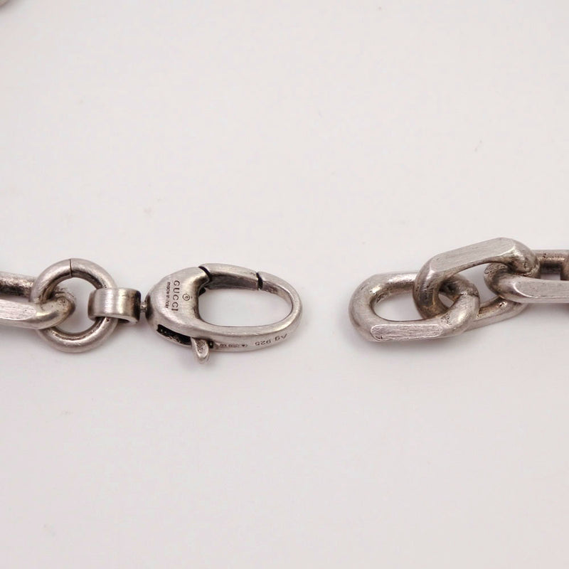 [GUCCI] Gucci Interlocking G Bracelet Silver 925 Ladies Bracelet