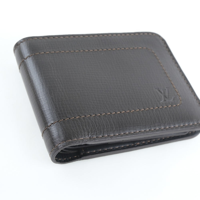 [LOUIS VUITTON] Louis Vuitton Uta M92074 Bi -fold wallet Leather brown CA5110 Men's Bi -fold Wallet A Rank