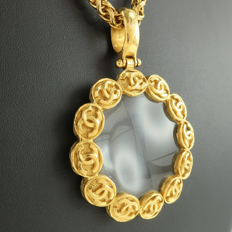 CHANEL] Chanel Loupe Coco Mark Necklace Gold plating 95A engraved ladies  necklace A-rank – KYOTO NISHIKINO