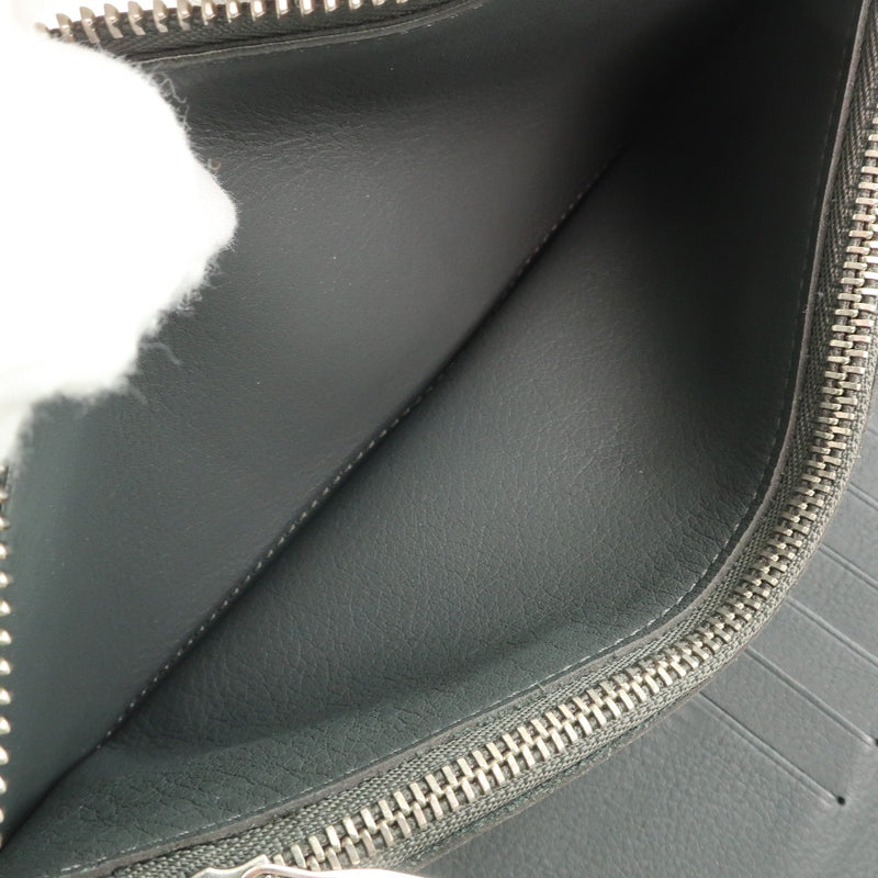 [Louis Vuitton] Louis Vuitton Zippi Wallet Uveretetic M58804 Long Wallet Leather x Tryon Leather Antra Sit Grey Men's Long Rank