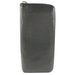 [Louis Vuitton] Louis Vuitton Zippy Wallet Vertical M30503 Long Taiga Billetera larga para hombres negros