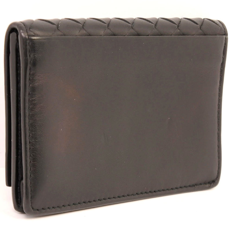 [BOTTEGAVENETA] Bottega Veneta Business Card holder Intrechart Card Case Case Calf Black Unisex Card Case A-Rank