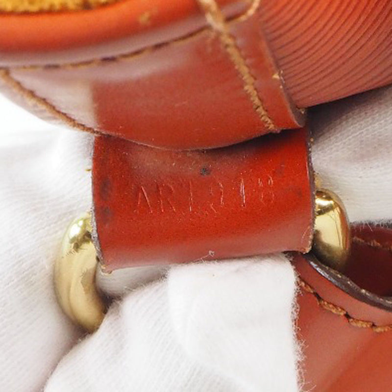 [Louis Vuitton] Louis Vuitton Petit Noe M44103 Epireather Kenya Brown Tea AR1918 조각 된 숙녀 어깨 가방