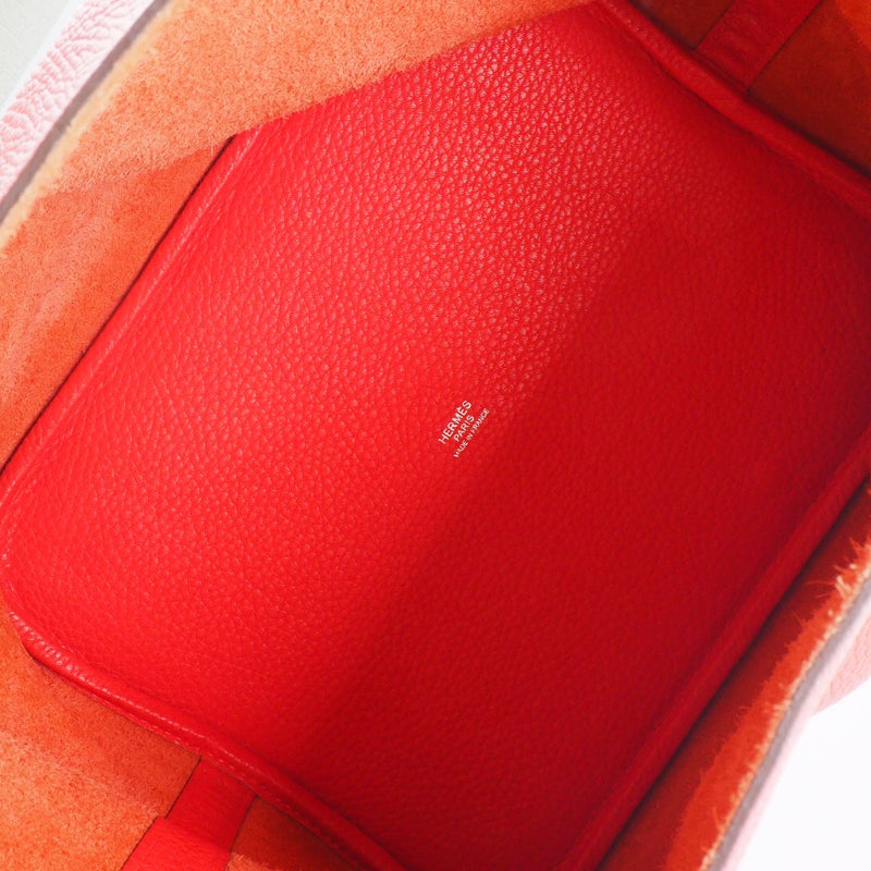 [HERMES] Hermes Picotan Rock GM Triyoon Clemance Pink T engraved Ladies Handbag A-Rank