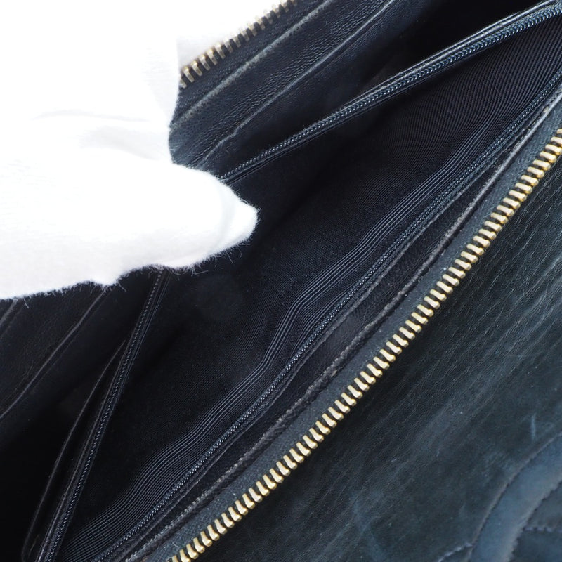 [샤넬] 샤넬 체인 배낭 matrasse 에나멜 검은 여자 배낭 B- 레인지