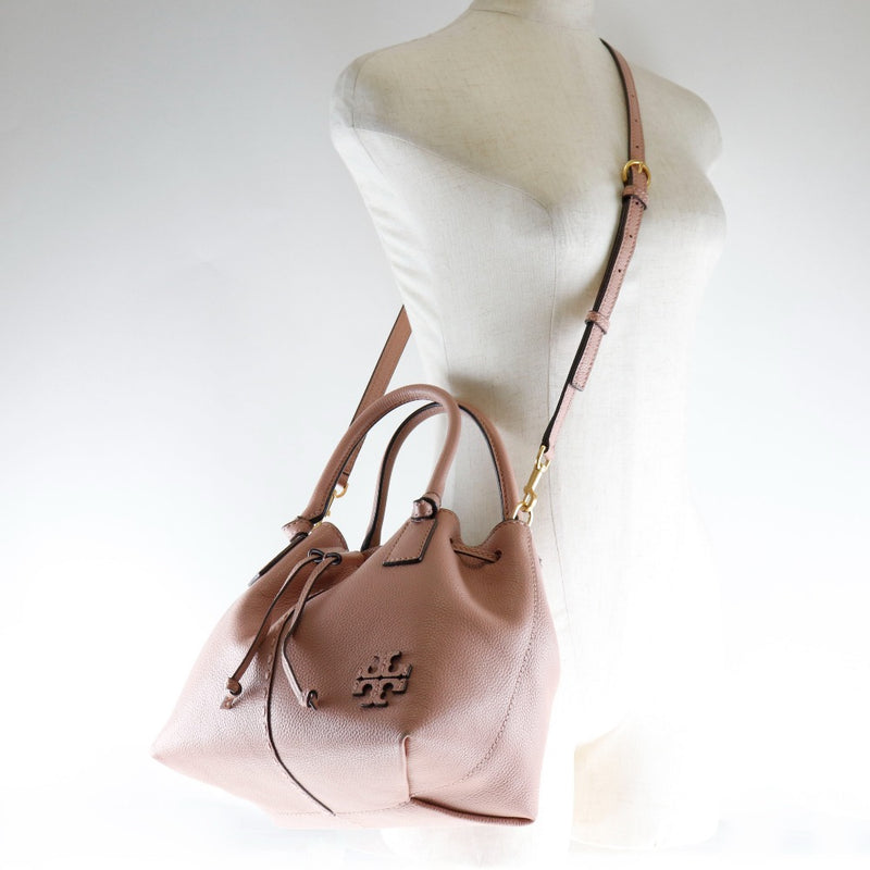 [Tory Burch] Tory Burch Mac String Glow Satchell 85119-0921 Babón Pink Ladies Handbag
