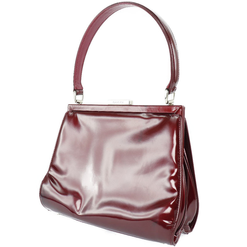 [GUCCI] Gucci 0007810801 Patent Leather Red Ladies Handbag