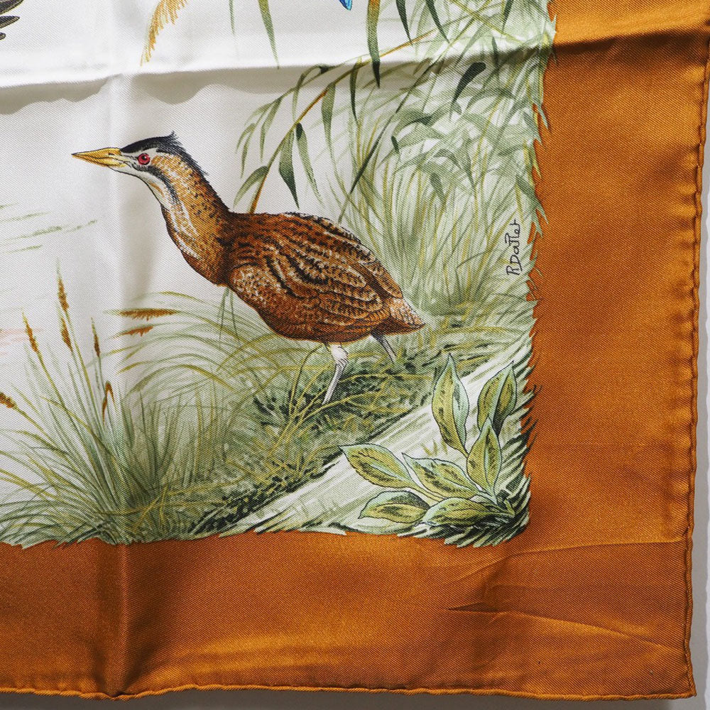 HERMES】エルメス カレ90 Halte en Camargue カマルグでの休息 シルク ベージュ レディース スカーフ – KYOTO  NISHIKINO