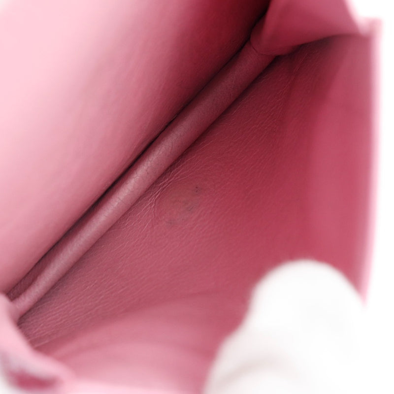 [Balenciaga] Balenciaga Neo Classic Mini Wallet 640111 15V07 7507 Ternero Pink Ladies Bi -billet
