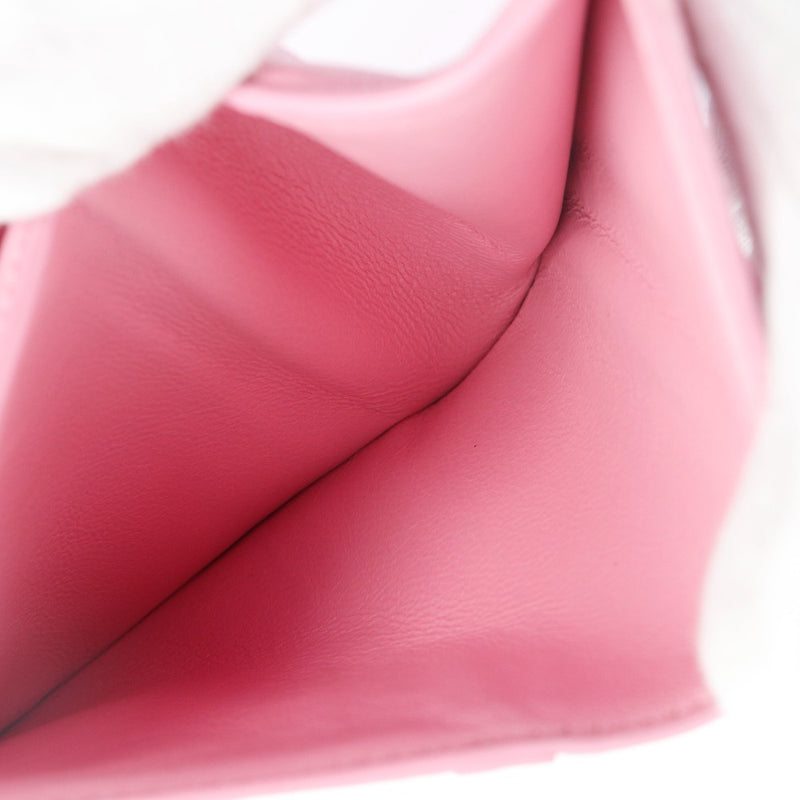 [BALENCIAGA] Balenciaga Neo Classic Mini Wallet 640111 15V07 7507 Calf Pink Ladies Bi -fold Wallet