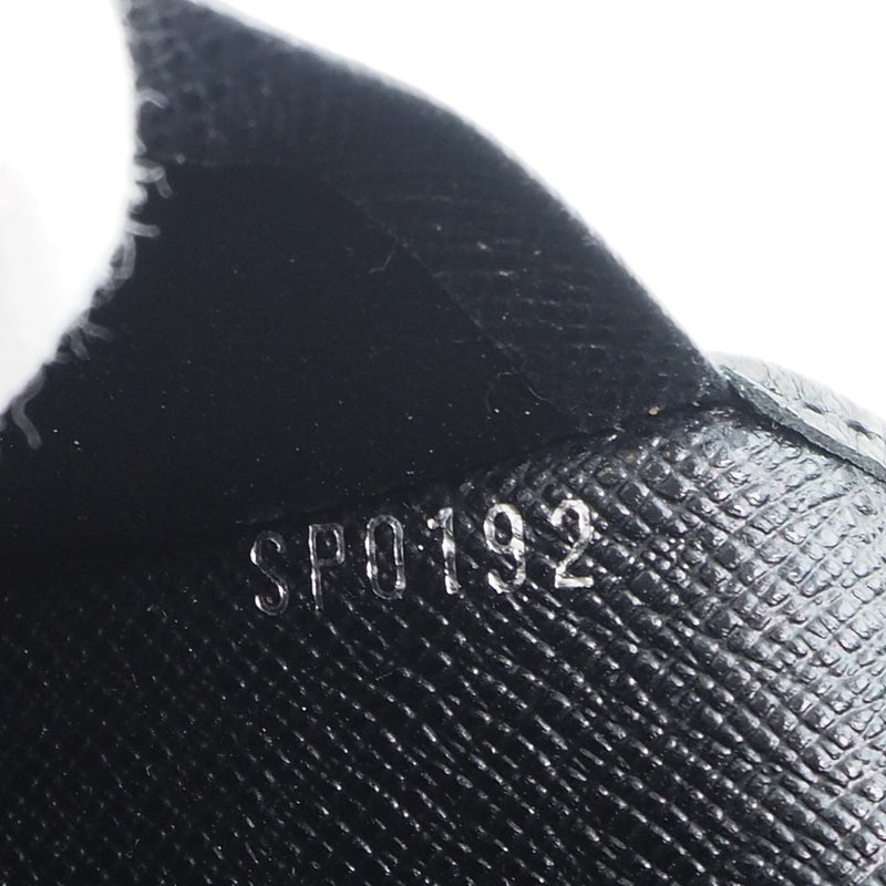 [Louis Vuitton] Louis Vuitton Portofoyille Braza M30501 Tiga Aldoise Black SP0192 Billetera de hombres grabado