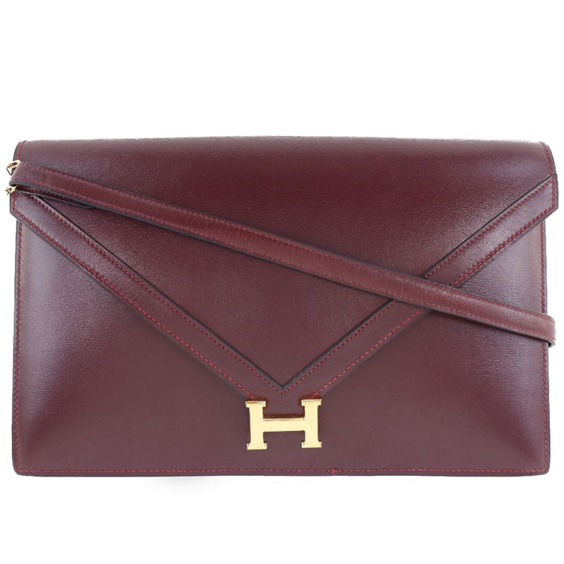 Hermes Women's H Logo Vintage Vo Clutch Bag
