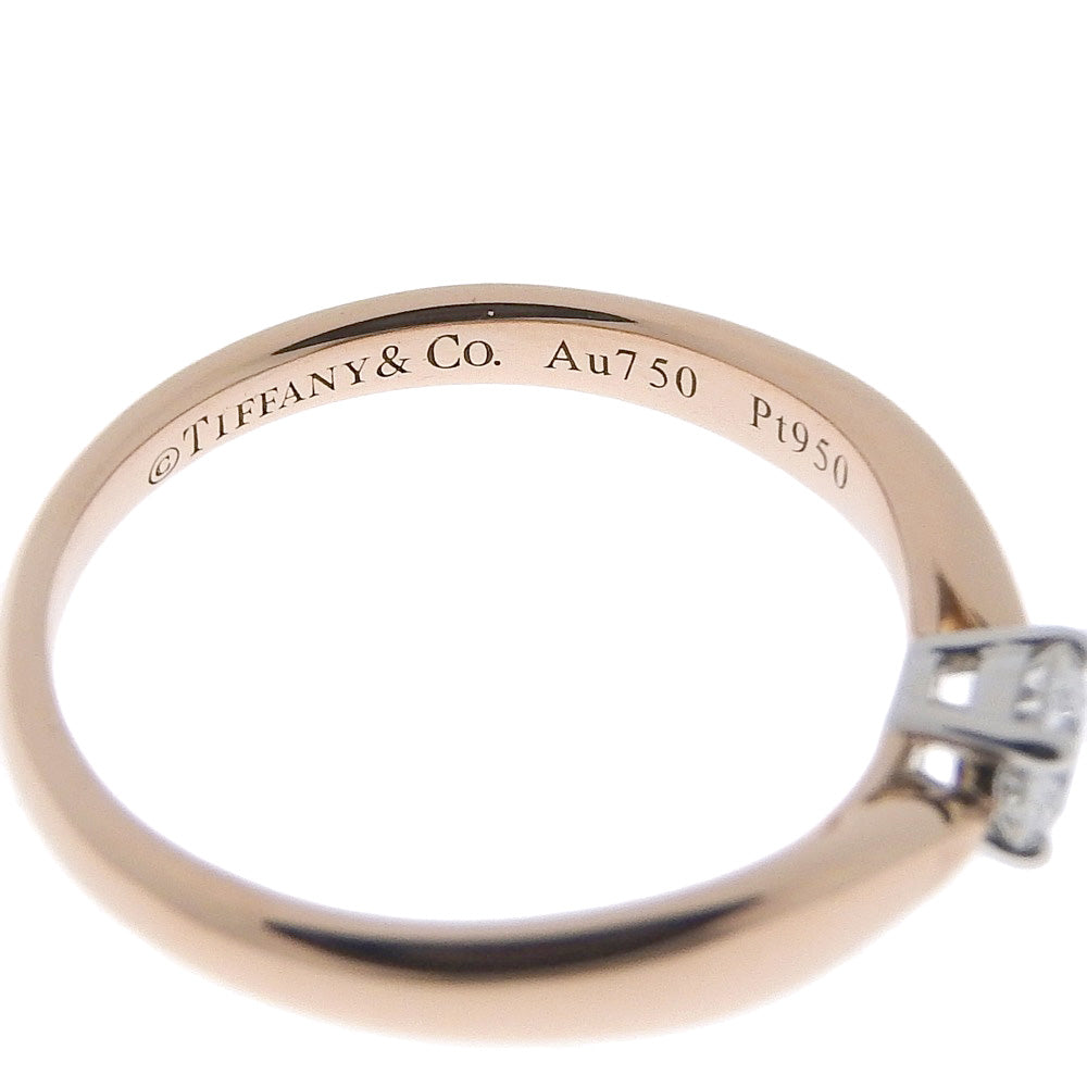 TIFFANY&Co.】ティファニー ハーモニー K18ピンクゴールド×Pt950プラチナ×ダイヤモンド 8.5号 D0.20刻印 レデ –  KYOTO NISHIKINO