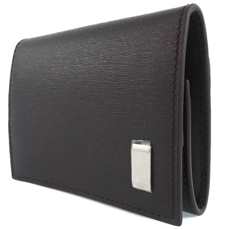 [Dunhill] Dunhill Side Car Coin Case Ep8000e Calf Black Snap Button Sidecar Men's S RANK