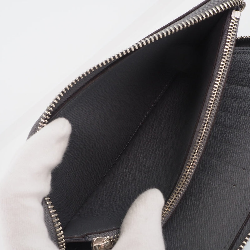 [Louis Vuitton] Louis Vuitton Zippy Wallet Vertical M32601 Taiga Glassier Grey Men's Long Wallet s Rank