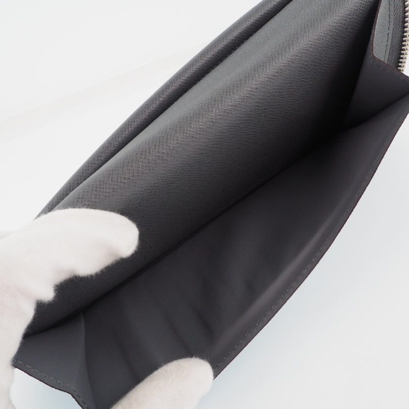 [Louis Vuitton] Louis Vuitton Zippy Wallet Vertical M32601 Taiga Glassier Grey Men's Long Wallet s Rank