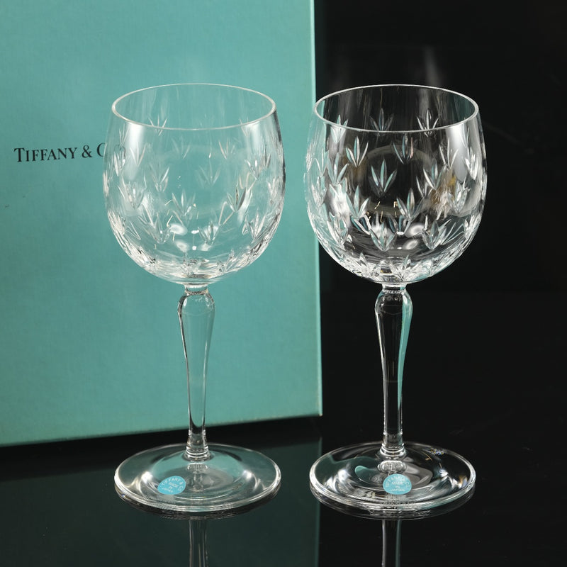 ティファニー フローレット ワイングラス×2 - 食器