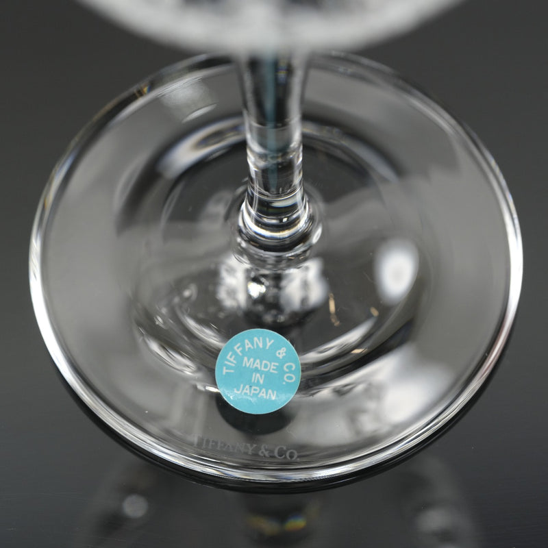 TIFFANY&Co. ティファニー フローレット ワイングラス×2 食器 クリスタル【61230301-36】未使用