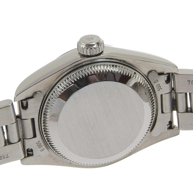 【ROLEX】ロレックス
 オイスターパーペチュアル 79160 ステンレススチール 自動巻き レディース 黒文字盤 腕時計
A-ランク