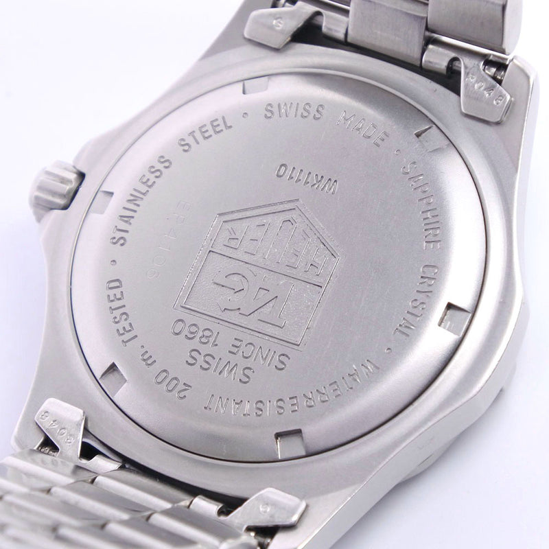 【TAG HEUER】タグホイヤー
 プロフェッショナル 2000シリーズ WK1110 腕時計
 ステンレススチール クオーツ アナログ表示 ボーイズ 黒文字盤 腕時計
A-ランク