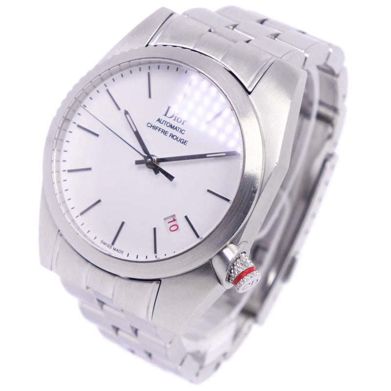【Dior】クリスチャンディオール
 シフルルージュ A03 084510 腕時計
 ステンレススチール 自動巻き アナログ表示 メンズ 白文字盤 腕時計