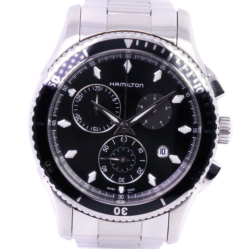クオーツハミルトン　腕時計　ジャズマスター H375120 クロノグラフ