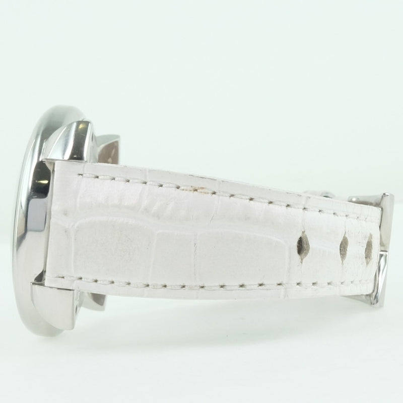 [GAGA MILANO] Gaga Milan Manuare 40 5020 Watch Stainless Steel x Leather White/Black Quartz Men's Black Dial Watch