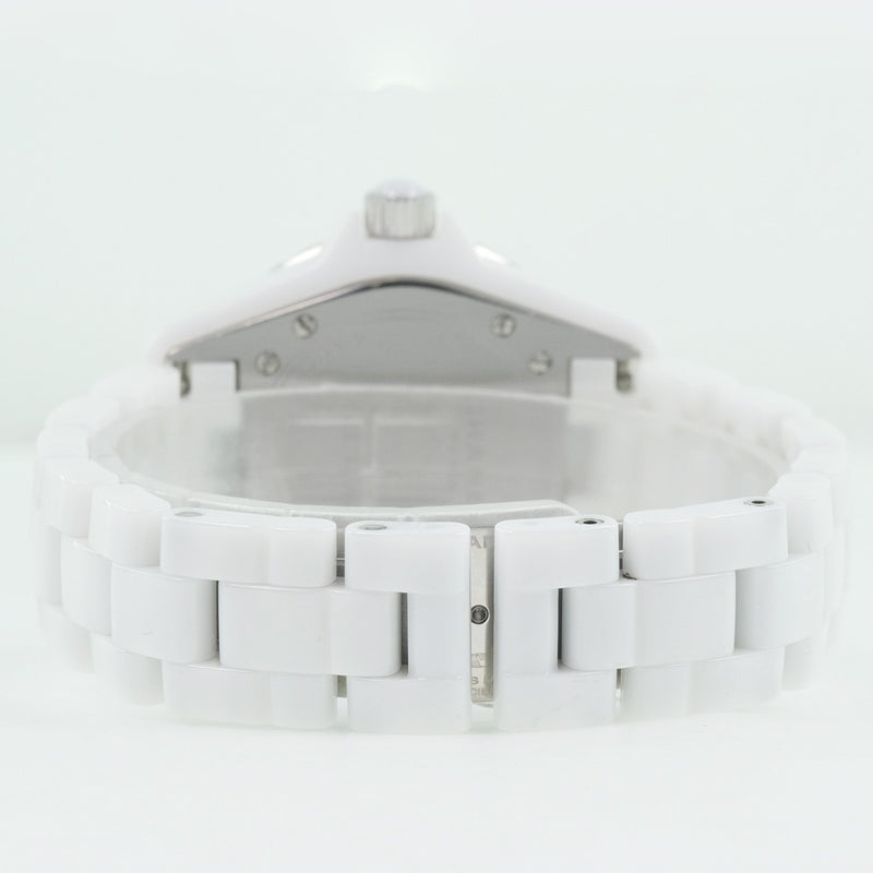CHANEL] Chanel J12 12P Diamond H1628 Watch White Ceramic x Stainless Steel  Quartz Ladies White Dial Dial Watch A-rank – KYOTO NISHIKINO