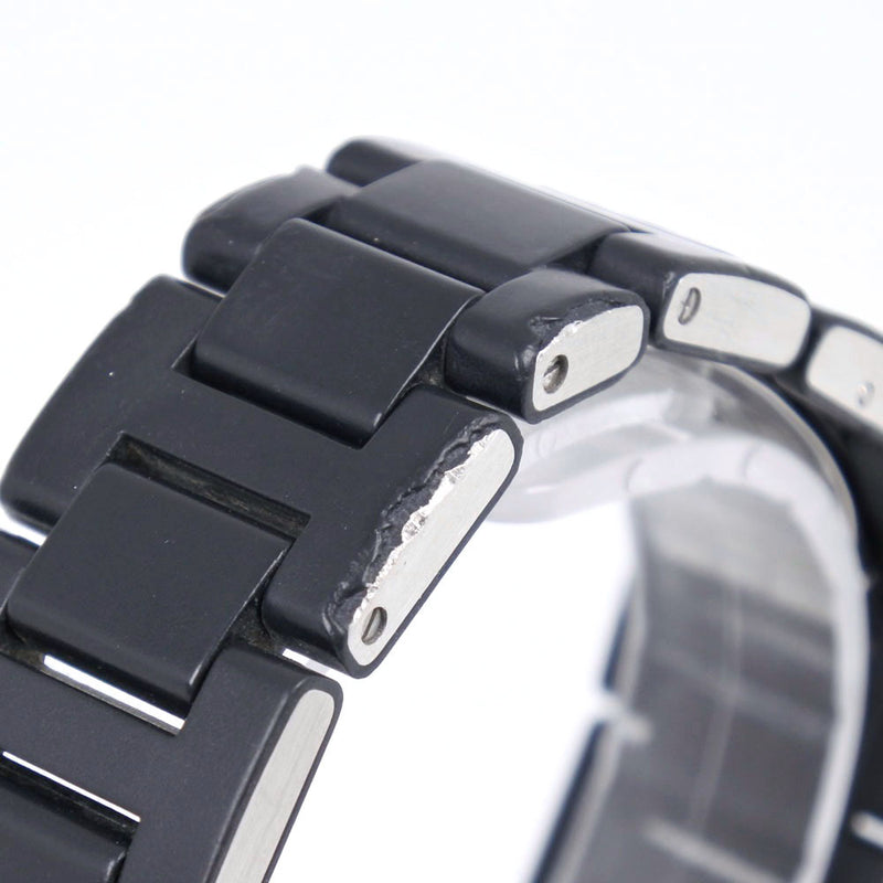 [Cartier]卡地亚·帕夏·泰米尔W3140003看手表不锈钢X橡胶黑色石英模拟女士黑色表盘