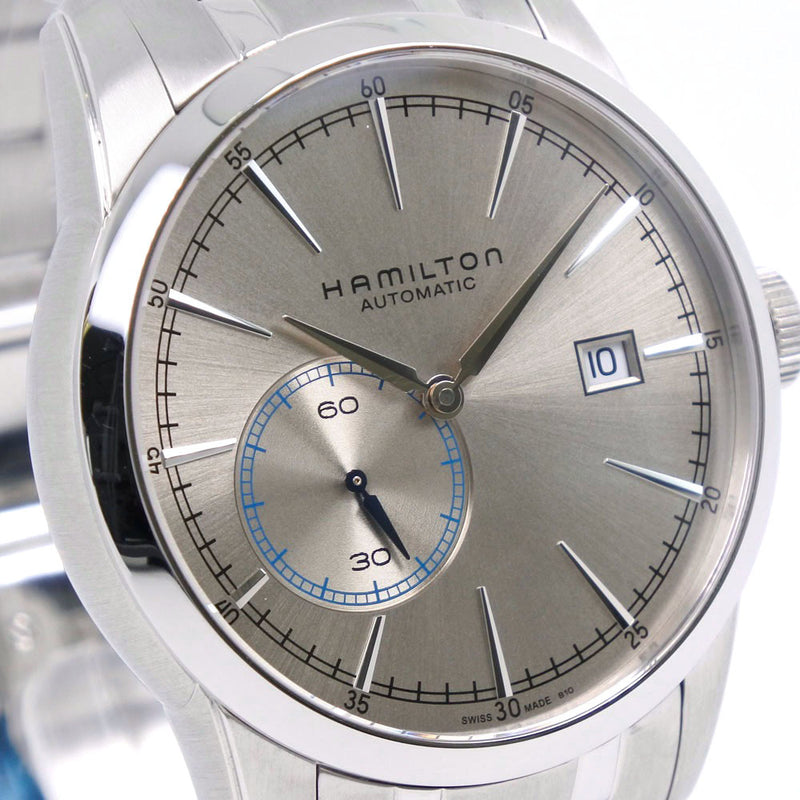 [Hamilton] Hamilton Rail Road H405150 Relojes de plata automáticos de acero inoxidable para hombres de plata.