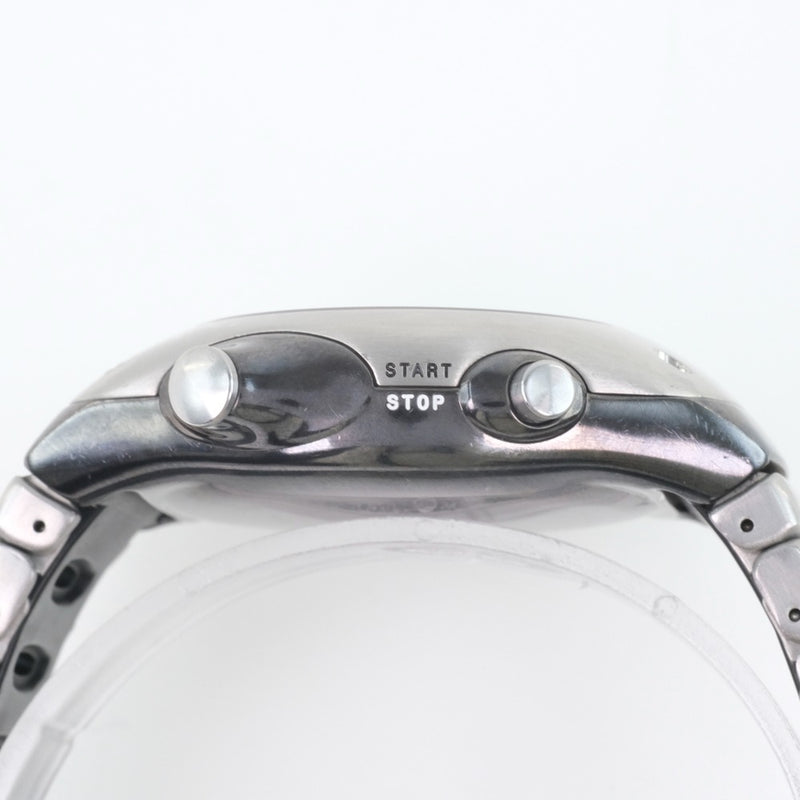 [Seiko] Seiko 9T82-0A30 Watch Stainless Steel x Rubber Auto Quartz Chronograph Men's Gray Dial Watch